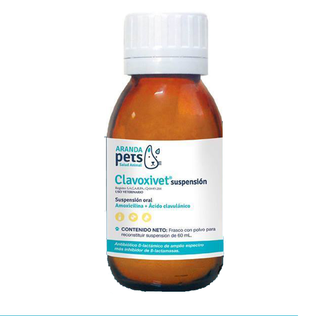 Clavoxivet Suspensión Oral 60 Ml - Aranda Clavoxivet Suspensión Oral 60 Ml - Aranda